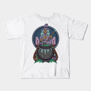 Moon Witch Kids T-Shirt